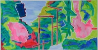 Barbara Btikofer: Brcke, 50 x 95 cm