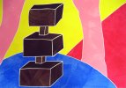 Barbara Btikofer: Kastenbaum, 70 x 100 cm