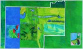 Barbara Btikofer: Offenes Feld, 45 x 75 cm