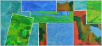 Barbara Btikofer: Annherung, 50 x 110 cm