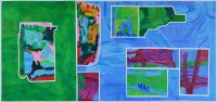 Barbara Btikofer: Parallelgesellschaft, 60 x 130 cm