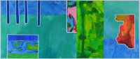 Barbara Btikofer: Liaison, 55 x 130 cm
