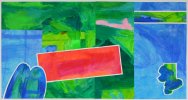 Barbara B�tikofer: Rückzugsgebiet, 40 x 75 cm