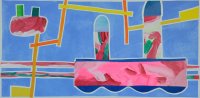 Barbara Btikofer: Sommerwagen, 35 x 70 cm