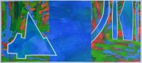 Barbara Btikofer: Kleine Parade, 35 x 80 cm