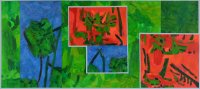 Barbara Btikofer: Fluchtpunkt, 55 x 125 cm