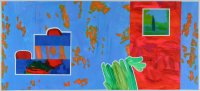 Barbara Btikofer: Dort und hier, 50 x 110 cm