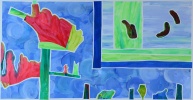 Barbara Btikofer: Sommerbhne, 50 x 95 cm