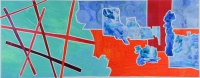 Barbara Btikofer: Territorium, 50 x 125 cm
