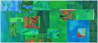 Barbara B�tikofer: Winterglühen, 55 x 125 cm