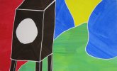 Barbara Btikofer: Vogelhaus, 42 x 70 cm