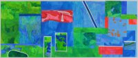 Barbara B�tikofer: Höhenluft, 55 x 130 cm