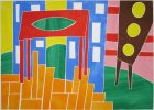 Barbara Btikofer: Roter Tisch, 70 x 100 cm