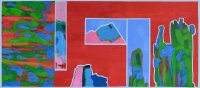 Barbara Btikofer: Geländegewinn, 35 x 80 cm