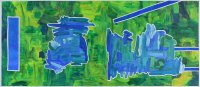 Barbara Btikofer: Lichtung, 50 x 114,5 cm