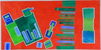Barbara Btikofer: Raumschiff, 61 x 125 cm, (SH)