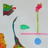 Barbara Btikofer: Rachen, 30 x 30 cm, 2016