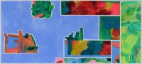 Barbara Btikofer: Landung, 40 x 90 cm