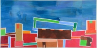 Barbara Btikofer: Unterholz, 60 x 119 cm