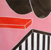 Barbara Btikofer: Rotes Brett, 50 x 50 cm