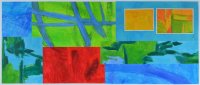 Barbara B�tikofer: Feldforschung, 55 x 130 cm