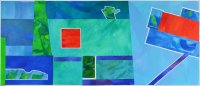 Barbara Btikofer: Drehmoment, 60 x 140 cm