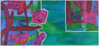 Barbara Btikofer: Nachtschatten, 40 x 85 cm