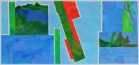 Barbara Btikofer: Ankunft, 35 x 75 cm