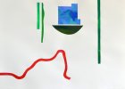 Barbara Btikofer: o.T., 50 x 70 cm, 2022