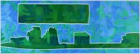 Barbara Btikofer: Zweiter Durchgang, 50 x 130 cm