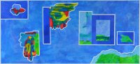 Barbara Btikofer: Wellengang, 50 x 110 cm