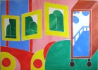 Barbara Btikofer: Balkonschrank, 85 x 120 cm