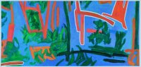 Barbara Btikofer: Sommerzeit, 40 x 85 cm