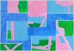Barbara Btikofer: Choreografie, 45 x 65 cm