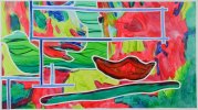 Barbara Btikofer: Stick, 40 x 70 cm