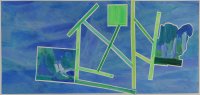 Barbara Btikofer: Katapult, 40 x 85 cm