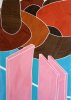 Barbara Btikofer: Rosa Bretter, 100 x 70 cm