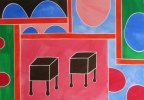 Barbara Btikofer: Schrnkchen, 70 x 100 cm, (MP)