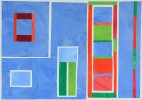Barbara Btikofer: Rotes Fenster, 42 x 60 cm